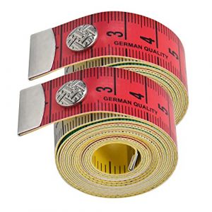 2 Pièces Metre de Couturiere, Metre Ruban Couture, Centimetre Couture, Mètre Ruban, Ruban à Mesurer pour le Corps, Ruban à Mesurer cm et Pouces, Ruban à Mesurer 1,5 m (chuaxiart, neuf)