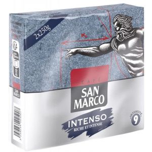 SAN MARCO - Intenso Cafe Moulu Pur Arabica 500G - Lot De 3 (ToujoursMoinsCher, neuf)