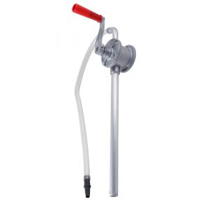 ONLISUM Pompe à manivelle, pompe à huile, pompe à main, pompe à gazole, pompe à diesel, manivelle manuelle, tonneau à mazout pour réservoirs essence et diesel (ONLISUM-EU, neuf)