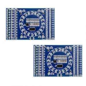 Lot de 2 cartes d'entra&icirc;nement &agrave; souder LED SMD NE555 - Kit de bricolage - Kit Fanny Skill Training DIY - Module &eacute;lectronique de circuit imprim&eacute; (Mohicans, neuf)