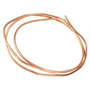 Tube rond en cuivre, tube en cuivre souple, 2 m T2 en cuivre souple, diam&egrave;tre int&eacute;rieur : 4 mm, diam&egrave;tre ext&eacute;rieur : 5 mm, &eacute;paisseur : 0,5 mm, pour le refroidissement (Samfox, neuf)