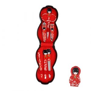 Homoyoyo Kit Manucure P&eacute;dicure Acier Inoxydable Design Cartoon Polyvalent Pour Soins Des Ongles &agrave; Domicile Et Voyage (Alda Jin, neuf)