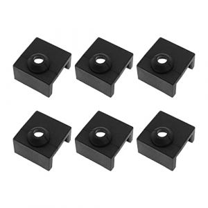 The Lord of the Tools 6X Housse en Silicone pour Bloc Chauffant de imprimante 3D Compatible avec Creality CR-10 CR-10S S4 S5 CR-10 Mini Ender-2 Ender-3 Anet A8 MK7/8/9 Hotend Extrudeuse (The Lord of the Tools, neuf)