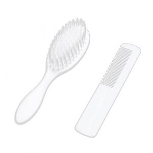 Ensemble brosse &agrave; cheveux et peigne pour b&eacute;b&eacute; - Brosse &agrave; cheveux &agrave; poils doux - Brosse &agrave; cheveux pour b&eacute;b&eacute; - Massage de la t&ecirc;te - Peigne &agrave; cheveux pour b&eacute;b&eacute; - Peigne &agrave; cheveux pour b&eacute;b&eacute; (ChaoYao, neuf)