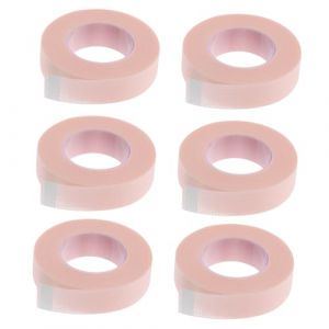 BESTYASH 1 Jeu Ruban De Cils Rose Roller Rouleuse Rouleaux Tape Respirante Ruban D'extension Des Cils Ruban Adhésif Bande D'extension De Cils Bandes De Cils 6 Rouleaux (Feast of Yan, neuf)