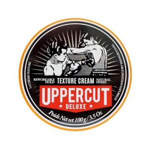Uppercut Deluxe Crème coiffante pour homme, tenue remodelable et fini naturel, idéale pour les coiffures longues et courtes, 100 g (Solretail LTD, neuf)