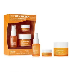 Ole Henriksen Let's Get Luminous Sérum éclaircissant Vitamine C Essentials-Truth 15 ml Crème Gel éclaircissant 30 ml Crème Banana Bright Eye Cream 7 ml (LewisAllison, neuf)