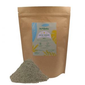 Argile Verte Brésilienne 400 g - Poudre extra fine - Argile minérale Bentonite Montmorillonite (De Mainha, neuf)