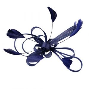 Bibi et chapeaux pour mariage bibi chapeau fleur maille ruban plumes bandeau plumes bibi bandeau tendance élégant mariage mariage chapeau bibi bibi chapeau de thé (fhjvbt, neuf)