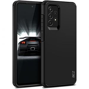 BEZ® Coque pour Galaxy A52, Coque pour Galaxy A52S 5G, Housse Etui pour Galaxy A52 5G / Galaxy A52S 5G Antichoc Survivor Double Protection Resistante, Noir (TheBlingZ., neuf)