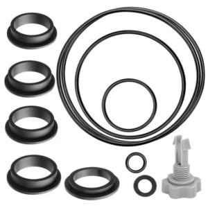 Filtre à sable de rechange pour pompes à filtre à sable Intex, accessoires de piscine pour joints de piscine Intex, pièces de rechange 25013, accessoires de piscine avec 1 valve de vidange d'air, 11 (Gotheway, neuf)