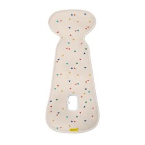 AeroMoov - Assise Air Layer - Evite &agrave; votre enfant de transpirer - Le si&egrave;ge-auto ou la poussette - Coton Bio - Groupe B - Confetti Hearts (AeroMoov, neuf)