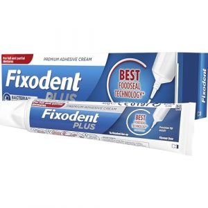 Fixodent Plus Food Seal Premium Colle dentaire 40 g (Direct Care ltd, neuf)