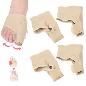 KARELLS Hallux Valgus Correcteur Jour Nuit,Chaussettes Hallux Valgus,Détente du Gros Orteil,Gros Redresseur Orteil,Correcteur Attelle avec Gel Coussinet(EU37-45, Peau) 2 paires (UPPCY, neuf)