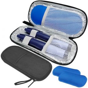 ZDL Trousse Isotherme Insuline,Pochette Isotherme Insuline,Sac Isotherme Insuline Medicament Voyage,Pochette Stylo Insuline,Glacière à Insuline Portable,Trousse Sac Medicament Voyage (chusai, neuf)