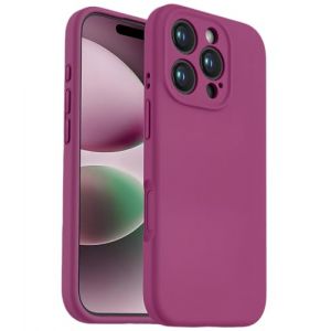 Nekiyo Tech &Eacute;tui en Silicone Magn&eacute;tique pour iPhone 17 avec Protecteur de Cam&eacute;ra Int&eacute;gr&eacute;, Design Antichoc Mince et Finition M&eacute;tallique - Violet (JEKASU, neuf)