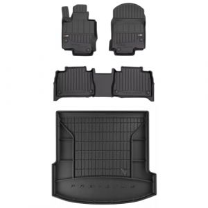MOTOS Kit de tapis de sol en caoutchouc et tapis de coffre pour Mercedes-Benz GLE C167 depuis 2019 Am&eacute;liorez votre confort de voyage avec tapis antid&eacute;rapant voiture 3D- Tapis de sol voiture tous temps (MOTOS EU, neuf)