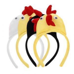 Milisten 4pi&egrave;ces Bandeaux De Poulet Pour Gar&ccedil;on Fille -t&ecirc;te De Cosplay De Poulet Ensemble De Costumes De Coq Accessoires De Costume Pour Halloween (Yolande Yong, neuf)