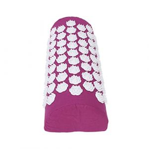 Coussin de Massage du Dos, Coussin Anti-douleur, Stimulateur de Fleurs, Acupuncture Ergonomique, Stimulation de la Pression, respirabilit&eacute; Int&eacute;rieure (Violet) (Plauere, neuf)