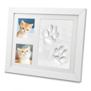 Kit Empreinte Chat, Empreinte Chien, Décoration Commémorative, Empreinte Main Pied Bebe et Empreinte Patte de Chat Ensemble Adapté Aux Animaux de Compagnie, Aux Nouveau-nés et Aux Cadeaux (QGGTQG, neuf)