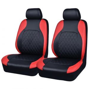 YNNBJX Voiture Ensembles De Housses Si&egrave;ge pour Mini Cooper R56 One Cooper S, Cuir Housses Si&egrave;ge Avant Imperm&eacute;Able Interieu Accessoire,A/Red (Uinctd, neuf)
