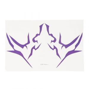 TARSHYRY Autocollants de Maquillage KPop R&eacute;sistants &agrave; la Transpiration, Tatouages ​​temporaires, Transfert D'eau, Cosplay, Festivals, &eacute;v&eacute;nements Musicaux, F&ecirc;tes (Autocollant de taille violet ZLBT) (Mateisy, neuf)