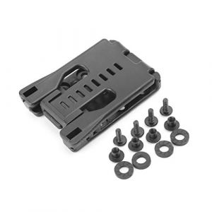 BYUTFA Clip de Ceinture Tek Lok Outdoor Camp Voyage Ceinture Boucles Clip de Ceinture Convient pour Couteau Kydex Gaine/étui EDC Tek-Lok Griffe Holster (ZHomngjn, neuf)