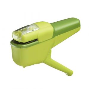 Purzen Agrafeuse sans agrafes, sans Trou pour la Reliure de 10 Feuilles, agrafeuse pour Le Bureau et la Salle de Classe,Vert (PuZe SHOP, neuf)