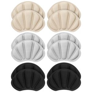 KGDUYC Molain Lot de 6 paires de coussinets de talon épais pour chaussures - Semelles arrière - Anti-ampoules - Pour homme et femme ，coussinet talon chaussure，protège talon，coussinet chaussure (Qertyias OÜ, neuf)