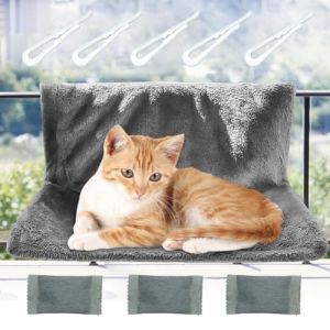 Lit de radiateur pour chat - Hamac chauffant pour chat - Hamac chauffant pour chat - Pour tous les radiateurs courants (Greenna, neuf)