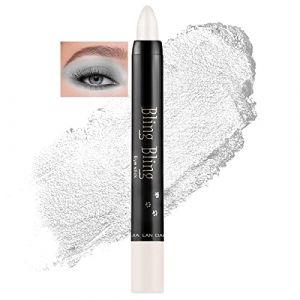 Crayon à Paupières Pailleté Scintillant - Ombre à Paupières Ultra Pigmentée Blanc Nacré (Beliky Girl, neuf)