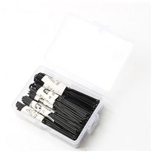 Épingle À Cheveux 50 / 100pcs Alliage de mariage Clips Cheveux Coupes à cheveux Barrette Coupes à cheveux Accessoires Cheveux Black Side Fil Fil Dossier Outils Épingle À Cheveux Mariage(100pcs black U (钟祥市微琼维商贸有限公司, neuf)