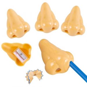3 Taille Crayon, Taille Crayon en Forme de Nez, Taille Crayon Enfant, Taille Crayon Maquillage, Papeterie Amusante, Taille Crayon Monotrou, Petit et Portable, Taille Crayon en Plastique, Forme de Nez. (VicFENG001, neuf)