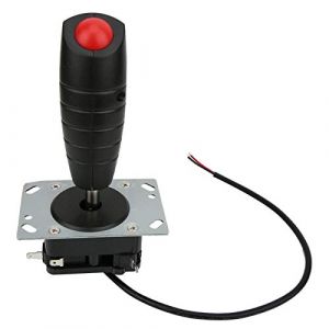 Trigger Joystick Joystick de Vol &agrave; 8 Voies avec Bouton de Tir Sup&eacute;rieur, Boutons Poussoirs avec G&acirc;chette Avant, pour Machines de Vol de Simulateur de Joystick de Vol de (Zhjvihx-EU, neuf)