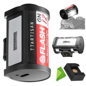 TTARTISAN M01 Mini Flash Speedlite pour Appareil Photo, GN12, 5600K &plusmn; 200K, Batterie int&eacute;gr&eacute;e, 4 Niveaux de Puissance, Flash d'appoint pour Canon, Fuji, Sony, Nikon, Leica, Pentax, Olympus (MoreShot, neuf)