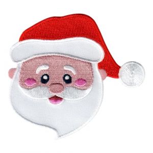 PatchMommy Patch &Eacute;cusson Brod&eacute; Thermocollant en Forme de Pere No&euml;l - Pi&egrave;ce Brod&eacute;e &agrave; Coudre ou Coller au fer &agrave; Repasser pour Enfant et B&eacute;b&eacute; (PatchMommy, neuf)