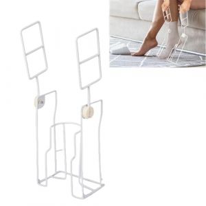 Enfile Chaussette,Enfile Bas de Contention avec Poign&eacute;e R&eacute;tractable, Ne Plus Se Baisser, M&eacute;tal Tire-Chaussettes pour Personnes &acirc;g&eacute;es, Femmes Enceintes, Personnes Immobiles (mastnavigation, neuf)