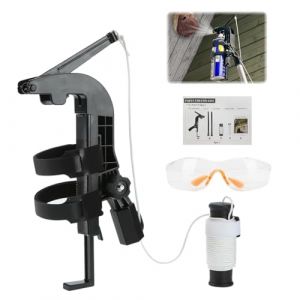 Adaptateur pour Perche D'Extension de Pulvérisateur, Adaptateur de Support de Pulvérisateur Réglable avec Lunettes de Protection, Rallonge de Support de Bombe de Pulvérisation pour Nettoyage (JingRon, neuf)