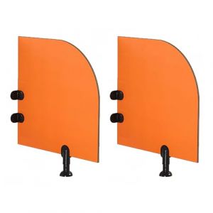 Cloison D'urinoir De Dessin Anim&eacute; Pour Enfants, Cloison De Toilette Pour &eacute;cran D'urinoir, S&eacute;parateur D'urinoir De Confidentialit&eacute;, &eacute;paisseur 12 Mm, Pour &eacute;col (2 pi&egrave;ces, orange, 60&times;70cm（23.6&times;27.5in）) (ZHWFDC, neuf)