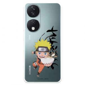 Coque compatible avec Honor X7b - 90 Smart 5G Officielle Naruto Baby Naruto Ramen pour prot&eacute;ger votre mobile. Coque en silicone transparente souple sous licence officielle Naruto (La Casa de Las Carcasas, neuf)