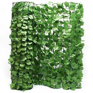 WilTec Cl&ocirc;ture Pare-Vue Design Feuillage &ndash; 300 x 150 cm &ndash; en PE & Plastique &ndash; Paravent ext&eacute;rieur comme Habillage de Mur, Brise-Vue Jardin cl&ocirc;ture, B&acirc;che &agrave; Grillage (Wiltec Wildanger Technik GmbH, neuf)