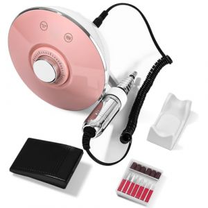 Ponceuse pour Ongles 45000RPM, Ponceuse Ongle 6 en 1, Ponceuse pour Ongles Professionnel avec Pédale/Mode Tactile, Lime Electrique Ongle, Ponceuse Ongles, Ponceuse Ongles Professionnelle (BHUJEL  DIDI S.R.L., neuf)