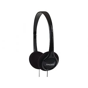 Koss Casque st&eacute;r&eacute;o "KPH7" (On-Ear, avec fil de 1,2 m, 80 - 18000 Hz, jack 3,52mm m&acirc;le) Noir (AS-Discount, neuf)