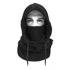 PURECITY Cagoule Masque Tour de Cou Protection Froid Canadienne Polaire Black Panther - Airsoft Paintball Outdoor Montagne Randonnée Ski Snow Surf (ABSOLUTE DISCOUNT, neuf)