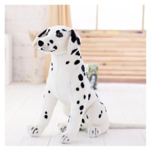 TOPLITHE Peluche Chien Dalmatien, Chien Dalmatien Réaliste Animaux en Peluche Mignon Simulation Chiot Jouet en Peluche for Enfants Garçons Et Filles(Standing,30CM/11IN) (KHEPRIECOM, neuf)