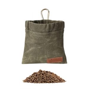 KGDUYC 1 Piece Dog Snack Bag, Hands-Free Food Bag Dog Training with Hiking Buckle Hands-Free Dog Snack Bag with Auto-Close Outdoor Feeding Food Bag (Qertyias OÜ, neuf)