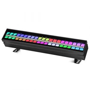 BETOPPER Barre Lumineuse LED RGBW 105W Lumi&egrave;re DJ avec Effets Beam Wash et Stroboscopiques, Mappage Pixel, DMX, Jeux de Lumiere LED Professionnelle pour &eacute;clairages, Clubs,Concerts et &eacute;v&eacute;nements (BETOPPER Direct, neuf)