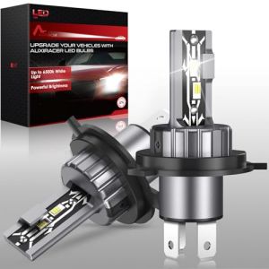 AUXIRACER Ampoule H4 LED，80W 6500K 12V Blanc Froid，ampoule led H4 IP68 étanche，H4 Lampadine per Fari Auto，Ampoules Auto de Rechange Pour Lampes Halogènes et Kit Xénon, 2 Ampoules (SLINN LIGHT, neuf)