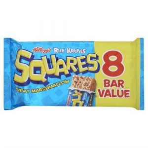 Kellogg's Lot de 3 carrés de riz Krispie Guimauve 8 x 28 g (YBMG, neuf)
