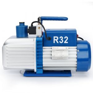 stonylab Pompe à Vide, Pompe à Huile à Vide à Palettes Rotatives à Deux étages avec Fonction Antichoc R32, Vide Ultime de 10-15 Pa, Débit de 6 CFM (J&D Tech FR, neuf)